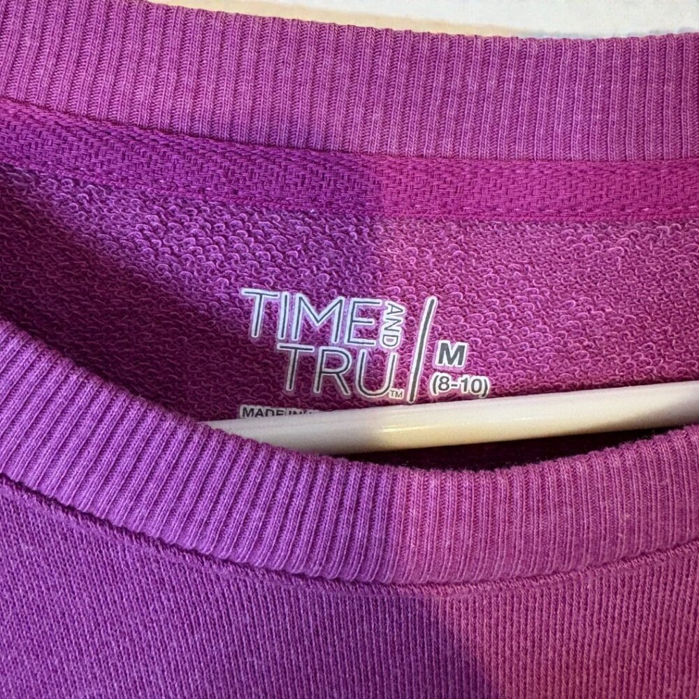 Women's M (8-10) Sweatshirt Magenta